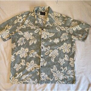 Vintage Hawaiian Reserve Collection Shirt Men's XL Floral Print Short Sleeve
